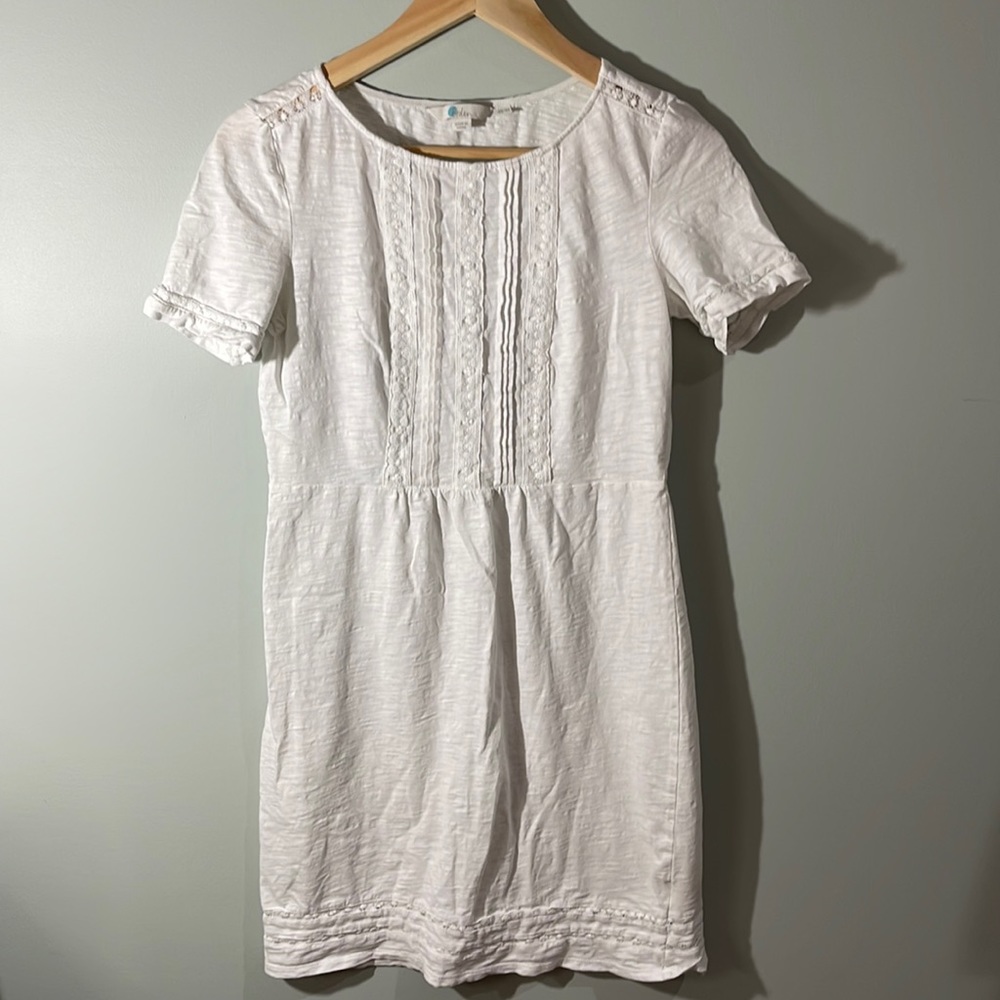 Boden White Dress size 4